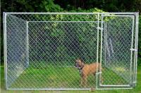 Galvanizado Heavy Duty Metal Dog Kennel Outdoor 2x2x3M Chain Link Large Dog Run Kennel