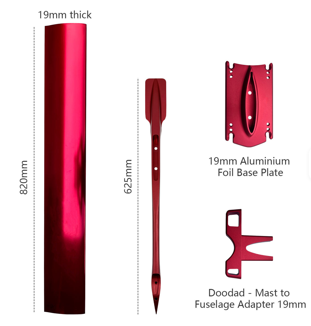 Customizable Corrosion Resistance Foil Surfboard Surfing Hydrofoil /Hydrofoil Base Multi-Purpose Water Sports Equipment/lightweight, corrosion-resistant vertical pole