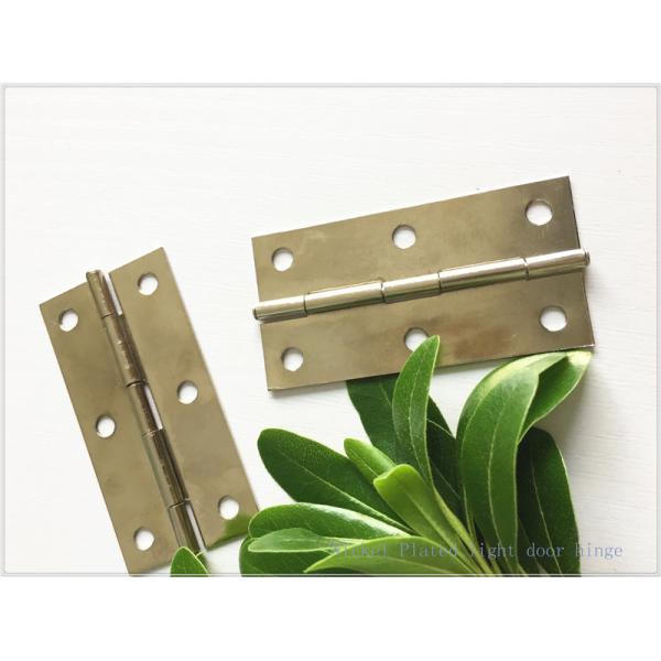 Brown Color Heavy Duty Gate Hinges Fixed Pin Water Proof Small Size