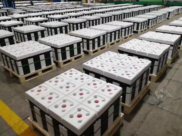 Colorful ABS Container Lead Acid Battery 2V 400Ah Capacity For UPS System