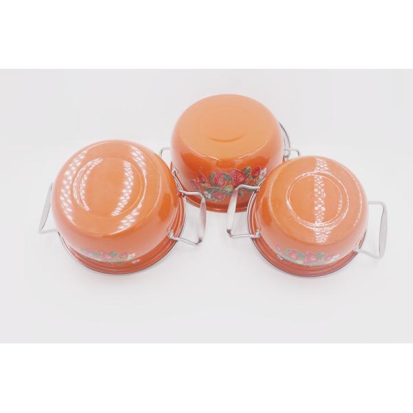 Outdoor SS 0.085cbm Casserole Cooking Pot Non Stick Sauce Pan