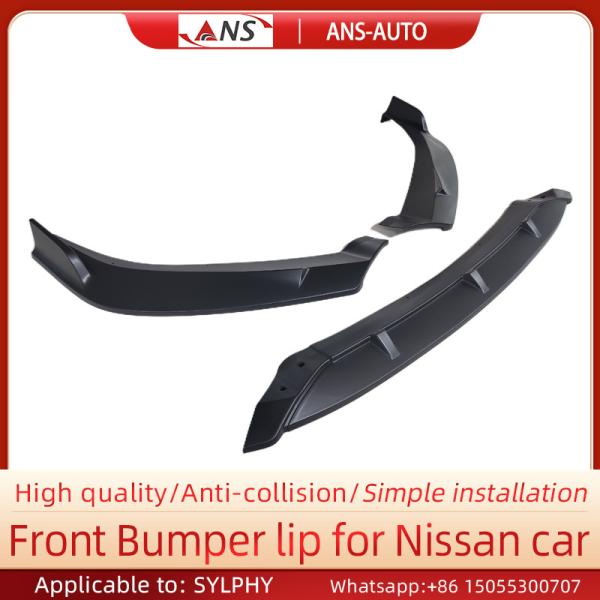 PP Universal Front Car Bumper Lip Shock Absorption For Nissan Sylphy