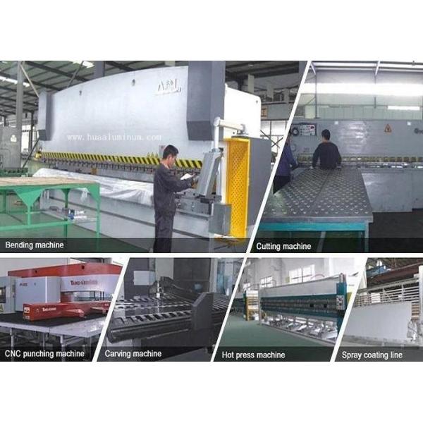 Brushed Heat Insulation Honeycomb Aluminium Panel Sandwich Structure