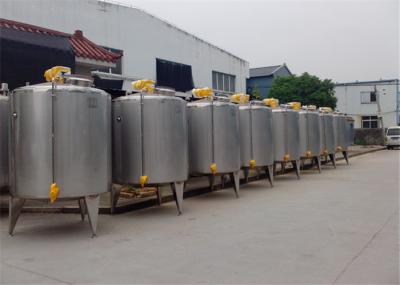 Sanitary Mixing Tanks / Stainless Steel Mixing Tank With Agitator Corrosion Resistant