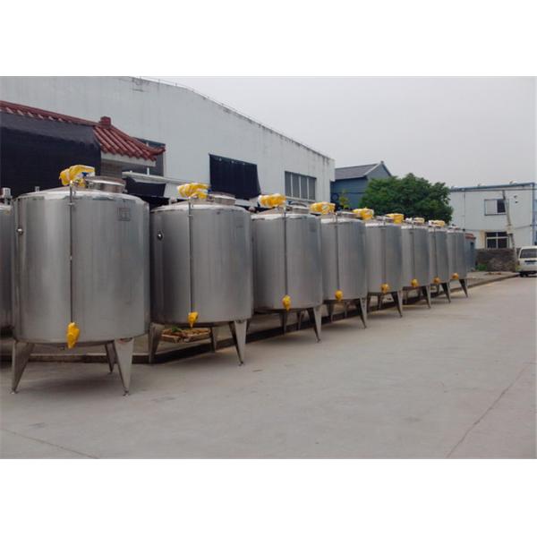 Sanitary Mixing Tanks / Stainless Steel Mixing Tank With Agitator Corrosion