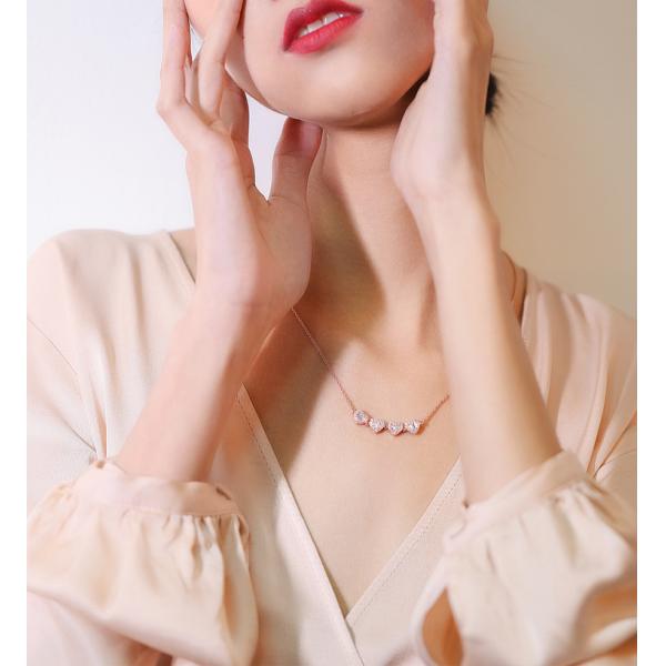 4 женщины CT золота клевера 18K бриллиантовое колье 14.5mm 1,08