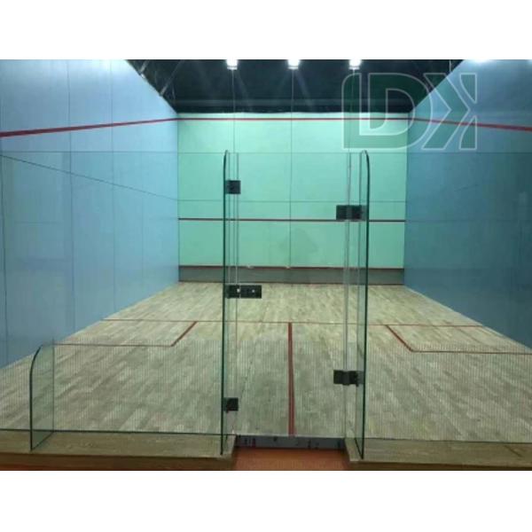 Premium Hybrid Glass Squash Court – Vibrant Multicolor Play for Elite Performance