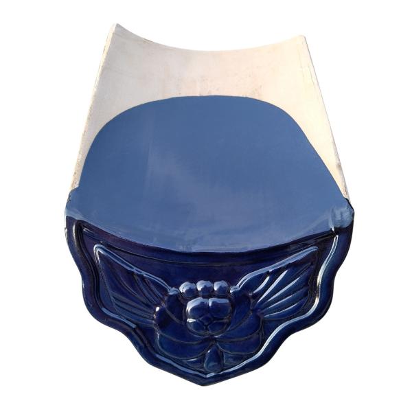 Chinese Cobalt Blue Ceramic Roofing Tiles With Traditional Chinese Pagoda Roof Design