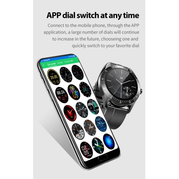 ROHS Aprroval RTL8762C Bluetooth Sport Smart Watch 15Days Standby