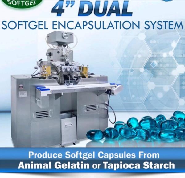 Máquina automática da capsulagem de Vgel da cápsula macia médica para a vitamina/peixes Oi