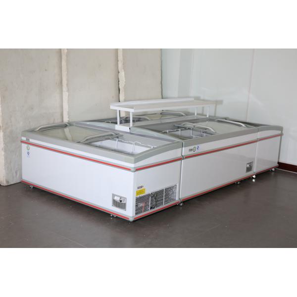 Special large capacity freezer refrigeration facilities for white supermarket