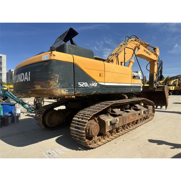 Original Used Hyundai R520LC-9 Excavator 52 Ton Korea Used Hyundai 520 large Digger