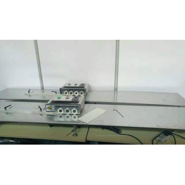 25Kg 110 220V 60W V Cut PCB Depaneling Machine Web Guide Up And Down 2 Circular Blades