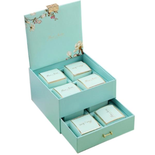 трюфель шоколада подарочных коробок картона бумаги искусства 350g трудный упаковывая УЛЬТРАФИОЛЕТОВОЕ пятно