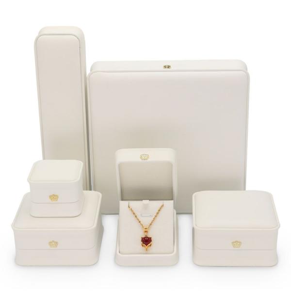 Genuine Square Ring Bracelet Watch Gift Packing Jewelry Jewellery Set Packaging Display Box with EVA Foam Insert