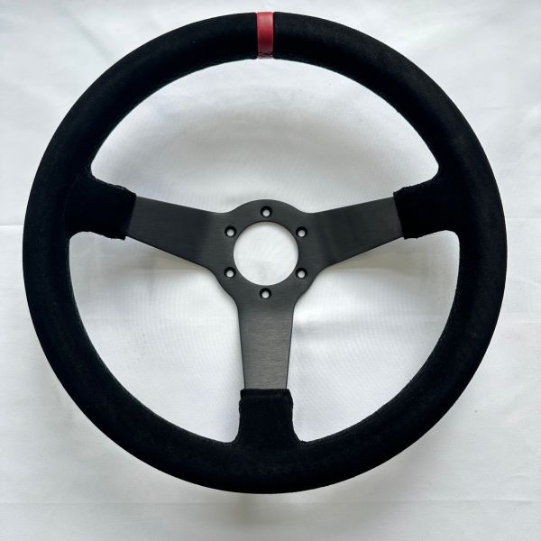 14 Inch 350MM Suede Racing Car Steering Motorsport Steering Wheel