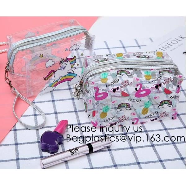 Promotional Pu make up cosmetic bag sequin pvc zipper pouch,make up bag pouch,Organizer Pouches Tote Bag for Women