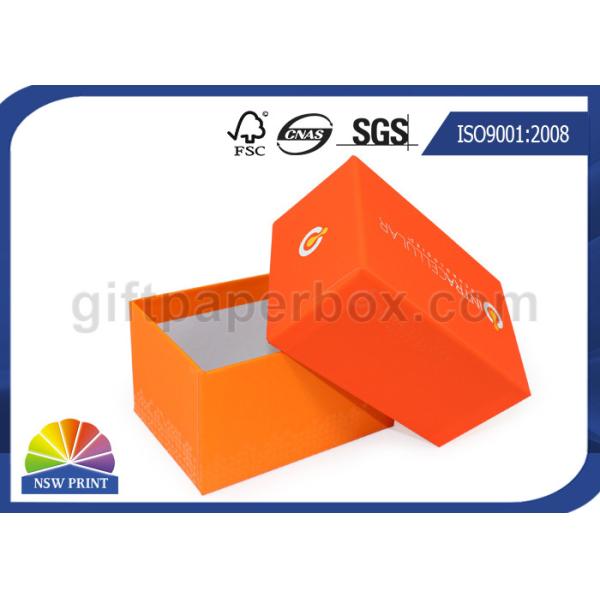 Фасонируйте коробку подарка Орандж ювелирных изделий 2 коробок напечатанной установки полного цвета части