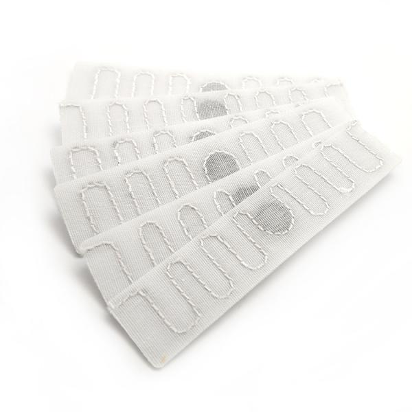 Fabric RFID Uhf Laundry Tag 20*86mm Machine Washable RFID Tags