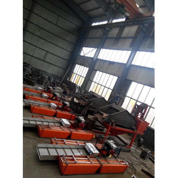 Small Gold Panning Machine 30kw Power 5-15t/h Working Capacity