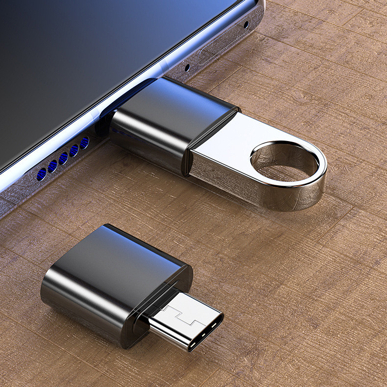 Тип переходник алюминиевого сплава c OTG/USB c к конвертеру USB 3,0 затыкает внутри