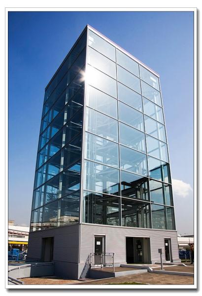 PLC Control Advanced Technology Rotari Parking Tower Auto Parking Equipment / Mechanism Tower Parking System