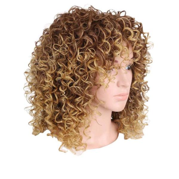 40cm Length None Lace Wigs Machine Made Synthetic Hair Wigs for Direct Manufacturers