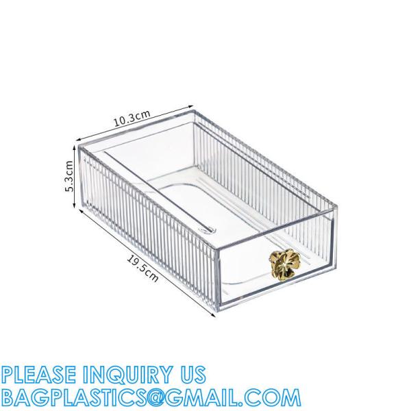 Cosmetic Storage Box Makeup Storage Container Organiser, Skincare Makeup Organizer, Brush Holder, Vanity Shelf
