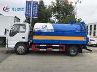 Camion de Mini ISUZU Sewer Dredging And Cleaning avec la fosse septique du réservoir de l'eau 2m3 3m3