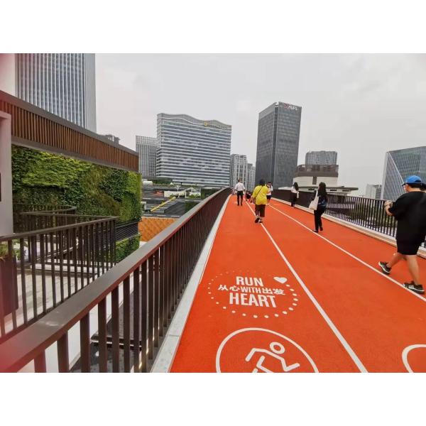 Всепогодная резиновая Jogging резина пути EPDM следа идя мульчирует аттестацию продуктов IAAF