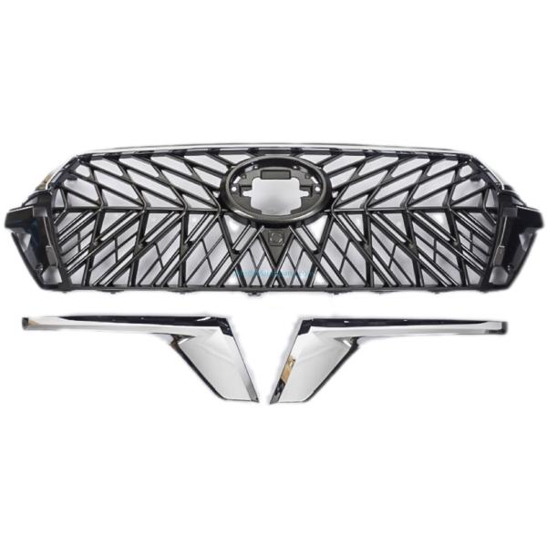 OEM 5310160A40 Toyota Land Cruise URJ202 Передняя решетка радиатора Черная Белая Хром 5310160D70