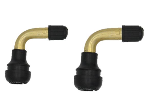 EPDM Brass Stems Tire Valve PVR60 Bend 90 Degree For Electric Bikes And Motorcycle
