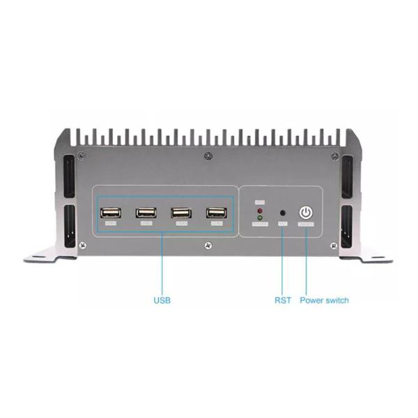 Intel® 4th generation i7-4700MQ X86 Fanless Industrial Mini PC 2LAN 6COM LPT DP port