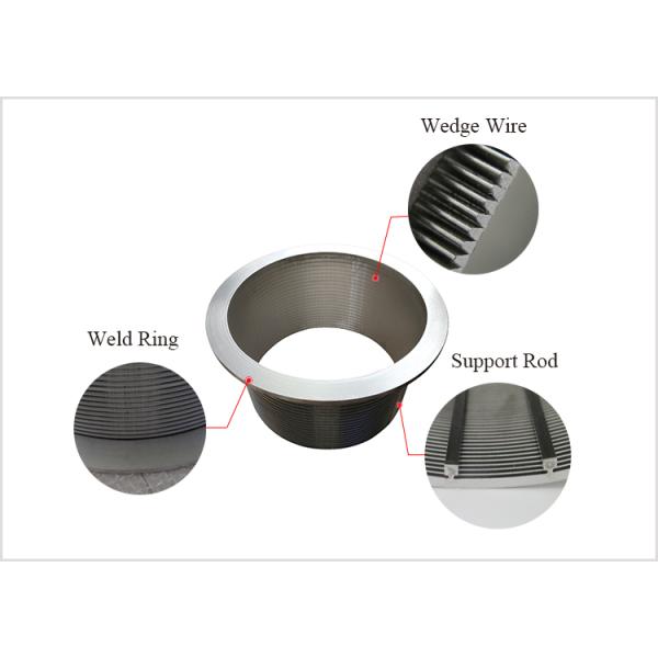 Johnson Wedge Wire Rotary Drum Sieve Mesh Screen Tube Well Filter для обработки пищевых продуктов