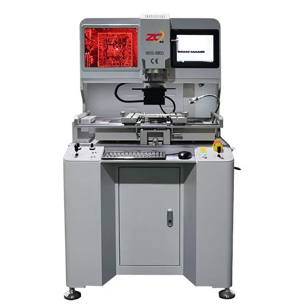 220V Fully Automatic BGA Rework Station with 12000W Power 580KG Weight and ±0.01mm SMT Precision for Large Circuit Boards