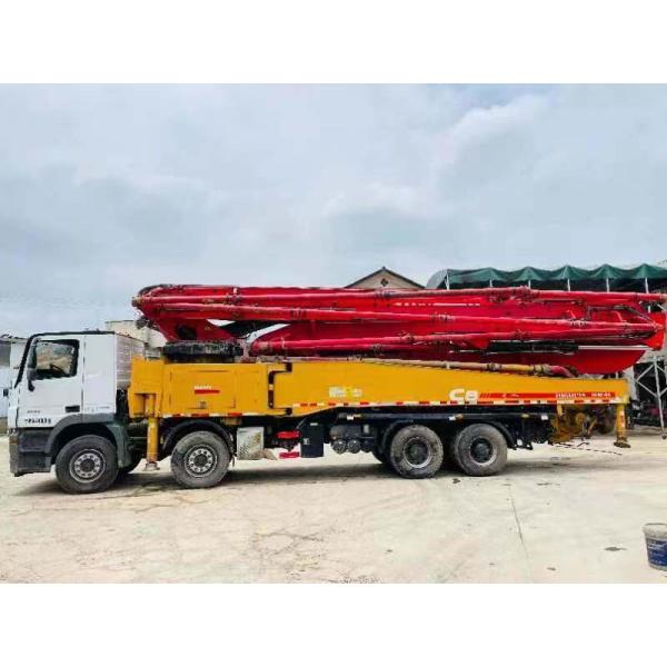 2019 Mobile Pipeline Cement Pump 56m Spare Parts Avaliable for Concrete Pump
