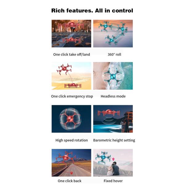 Мини многофункциональный светодиодный световой дисплей Дрон с настраиваемым программированием приложения для редактирования текста