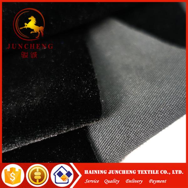 240gsm Polyester knitted Velvet Fabric for 2018 Fashion Wear