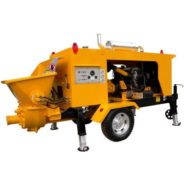 80m3/h 175KW Diesel Engine Hydraulic Concrete Pump For Concrete Pumping Works