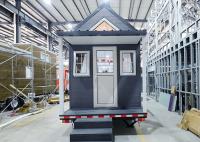 Casa prefabricada modular Casitas en ruedas para alquilar Cuadro de acero de calibre ligero