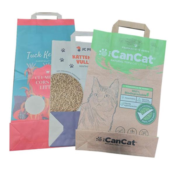 жара 6L 10L - загерметизированный сор кота бортового Gusset Biodegradable кладет сопротивление в мешки носки