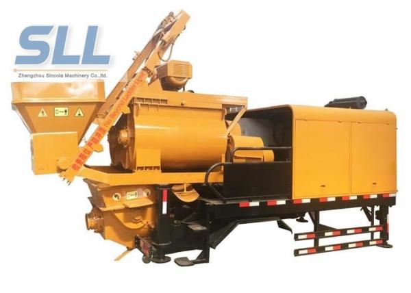 PLC Control Cement Pumping Machine Cement Powder Pump For Mortar Easy Operate
