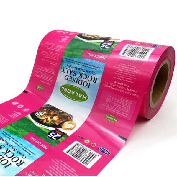 Печатная пленка на заказ Парфюмерия Продовольственная упаковка Поставщик Пищевой класс Opp Пластиковая пищевая порошкообразная пленка