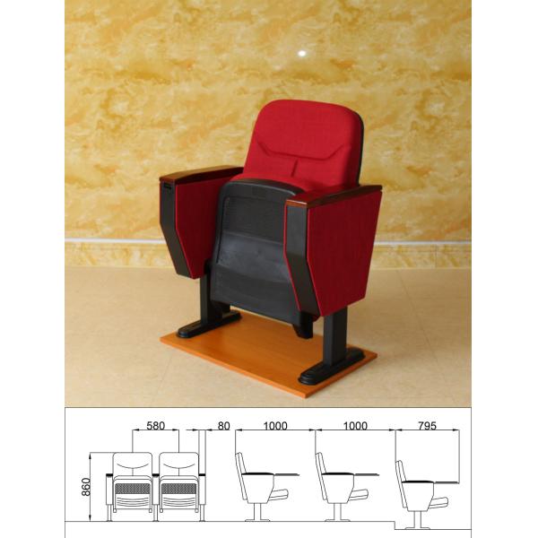 Flameproof Cinema Chair With Cup Holder