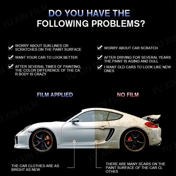 1.52x15M PPF Color Changing Film TPU Colored PPF Wrap UV Resistance