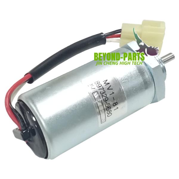 Hitachi Excavator Spare Parts 12V Engine Stop Solenoid Valve Coil 897329-5680 8-97329568-0