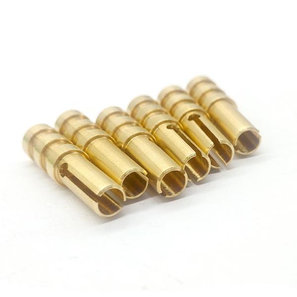 Custom Machined Copper Grounding Pin Acid Pickled Clean Surface Treatment
