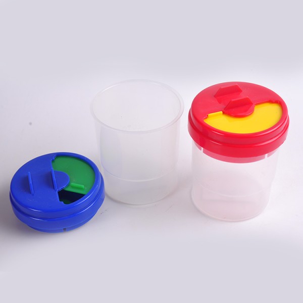 high quality plastic bucket colourful wash pen brush pot