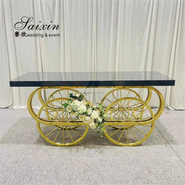 Уникальный золотой сладости акриловый столик торта столик для свадебной вечеринки