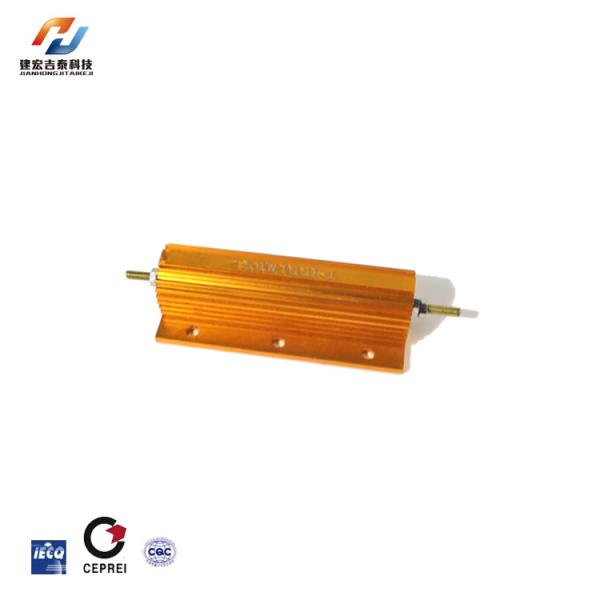 RX24 Résistances en coque en aluminium doré pour les circuits de précharge des véhicules à énergie nouvelle